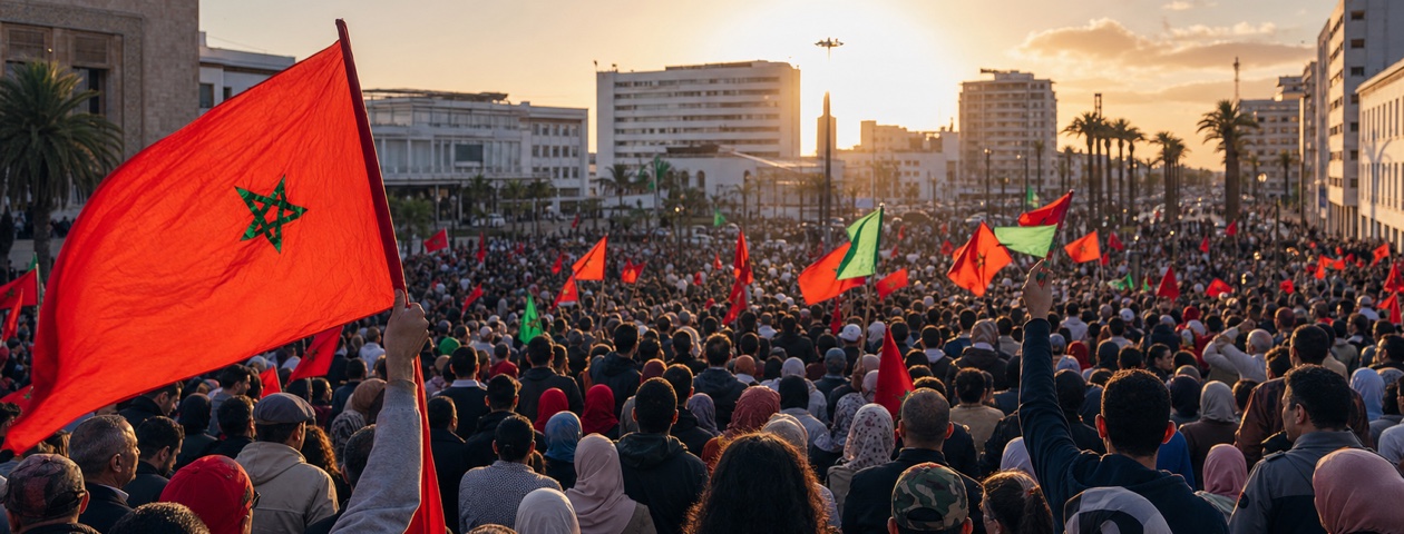 تجمع مواطنين في المغرب