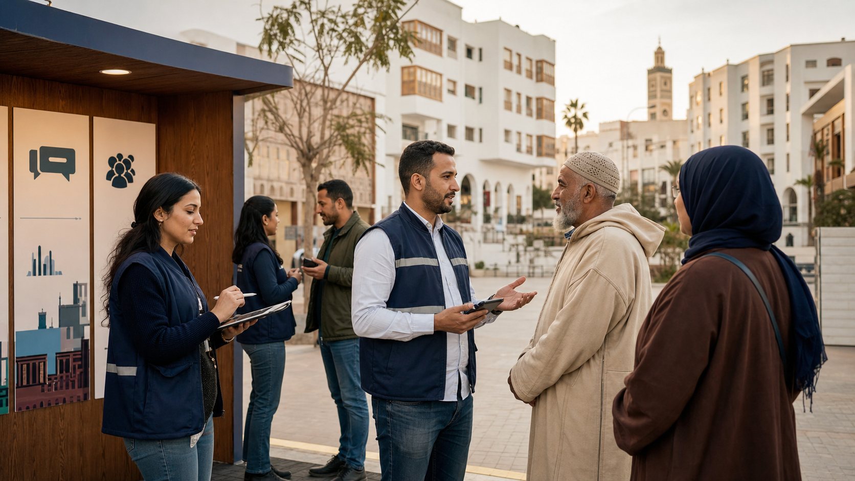 محاكاة إنصات ميداني وبحث انتخابي
